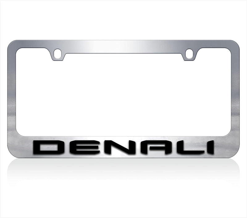 Eurosport Daytona- Compatible with 2019- Current GMC Denali Chrome License Plate Frame