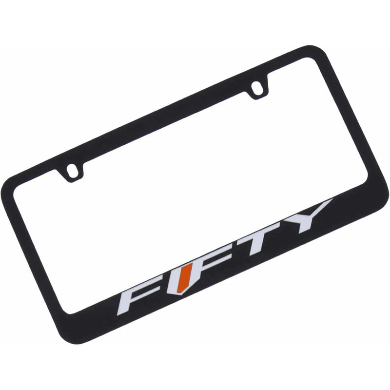 Eurosport Daytona- Compatible with -, Camaro Fifty Black License Plate Frame