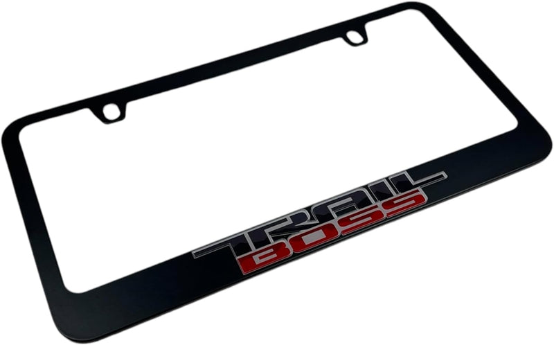 Eurosport Daytona- Chevrolet Trail Boss Black License Plate Frame