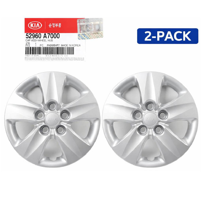 GENUINE Wheel Cover [2-Pack] 15" for 2014-2018 Kia Forte Forte5 52960A7000