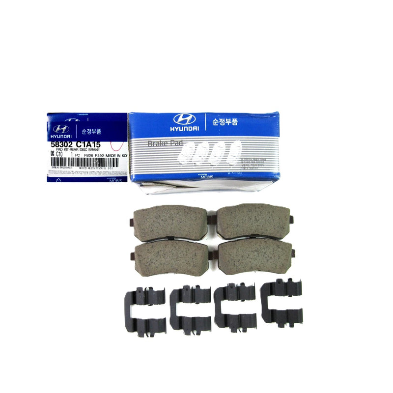 Rear Disc Brake Pad Kit for 2015-2019 Sonata 2016-20 Optima