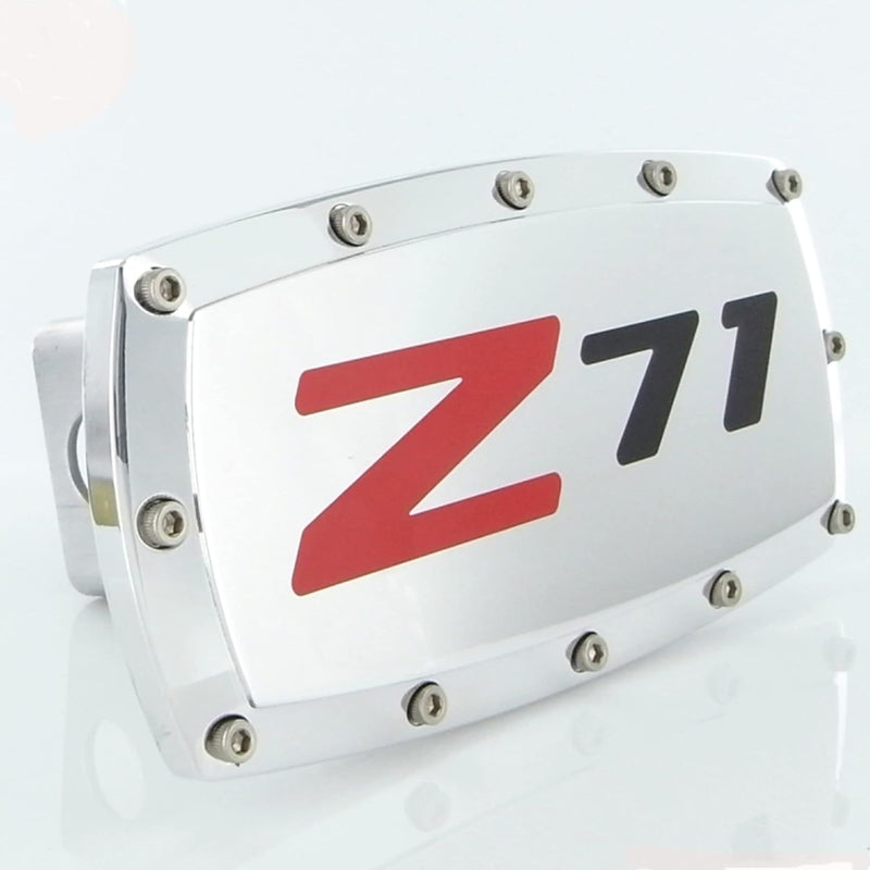 Elite Automotive Products, Inc. Billet Tow Hitch Cover for Chevy Z71 (Chrome)