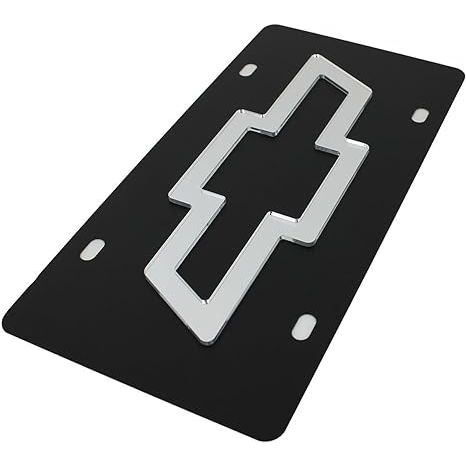 Eurosport Daytona - Compatible with Chevy Mirror Bowtie Acrylic License Plate