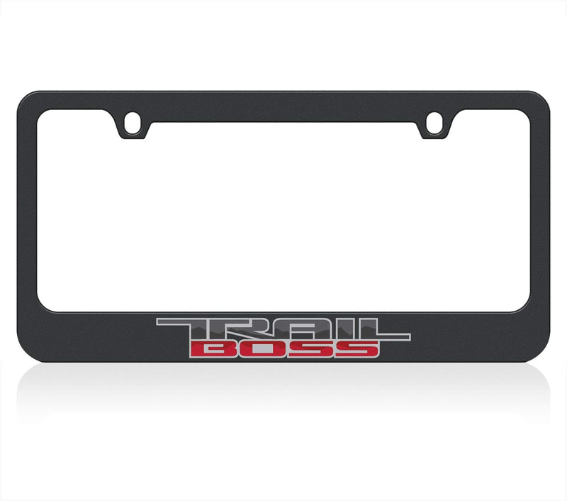 Eurosport Daytona- Chevrolet Trail Boss Black License Plate Frame
