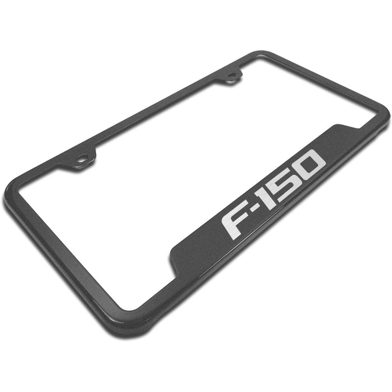 Automotive Gold F-150 Cut-Out Frame – Laser Etched Rugged Black