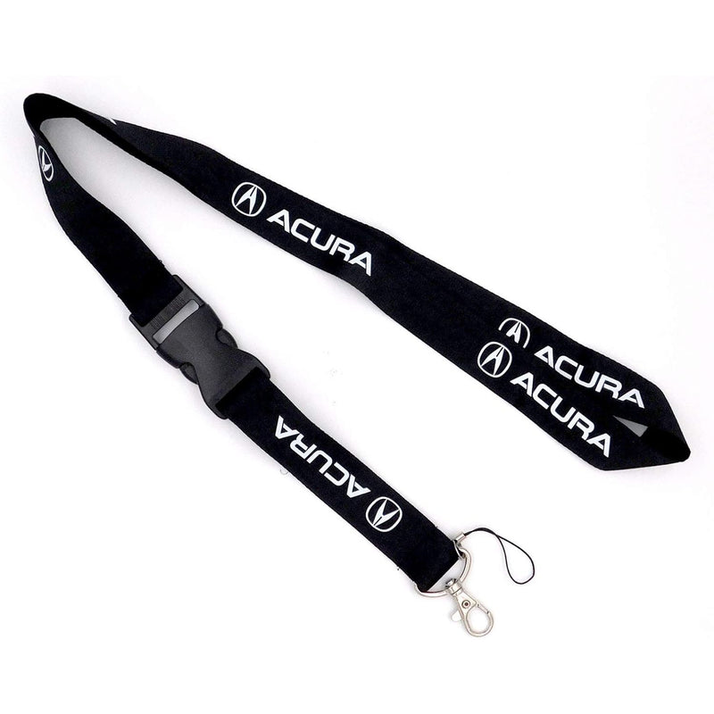 Au-TOMOTIVE GOLD Lanyard Key Chain for Acura (Black)