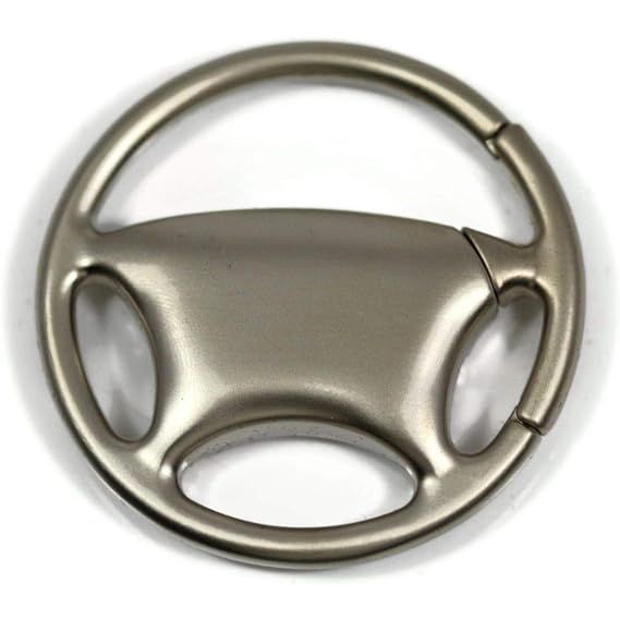 Automotive Gold Nissan Logo Car Steering Wheel Key Chain