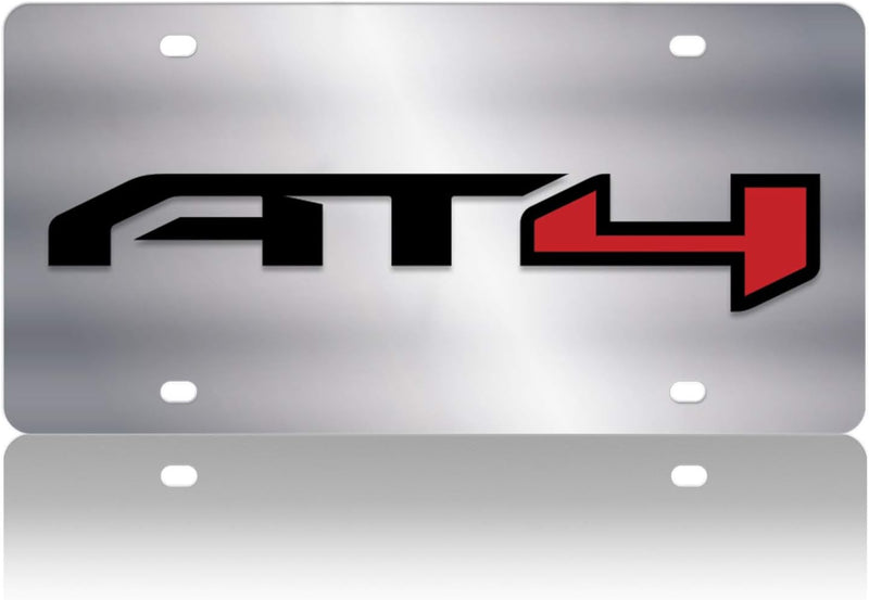 Eurosport Daytona- GMC AT4 Stainless Steel License Plate