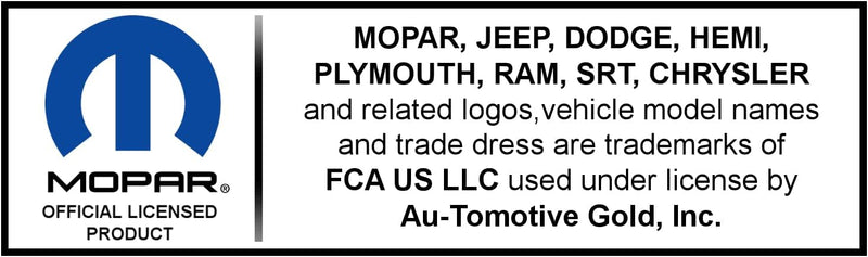 Au-TOMOTIVE GOLD, INC. Black Polycarbonate Notched License Plate Frame for Jeep