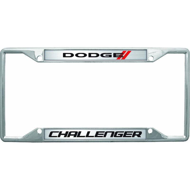 Eurosport Daytona- Compatible w/ Dodge Challenger Stripes License Plate Frame