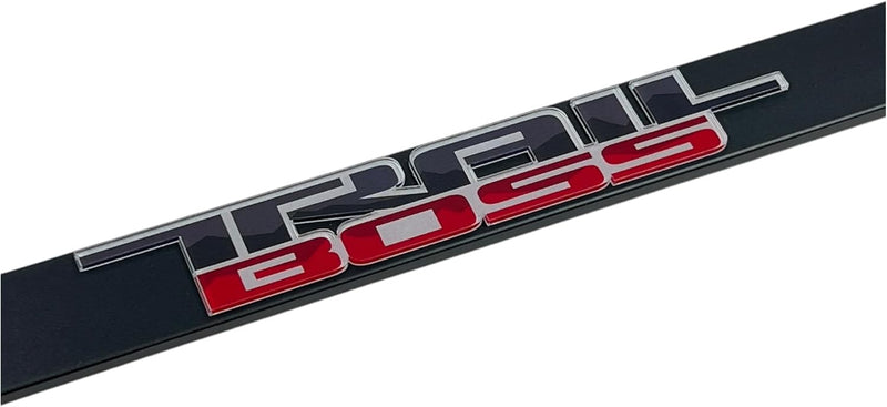 Eurosport Daytona- Chevrolet Trail Boss Black License Plate Frame