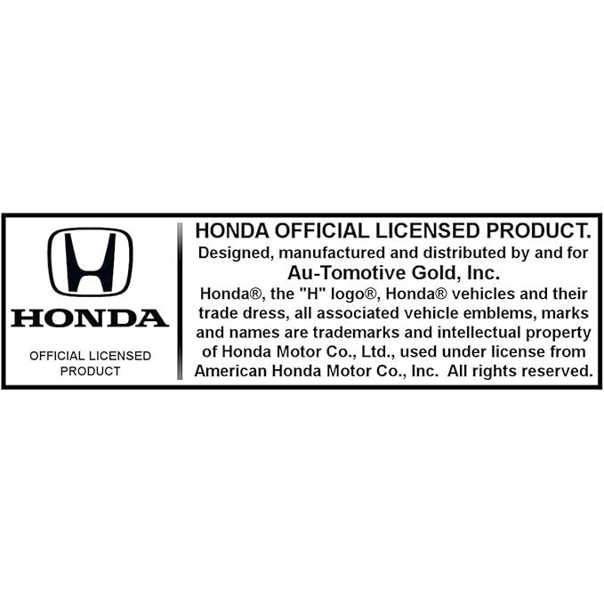 Au-TOMOTIVE GOLD Tear Drop Metal Key Ring for Honda Pilot (Black)