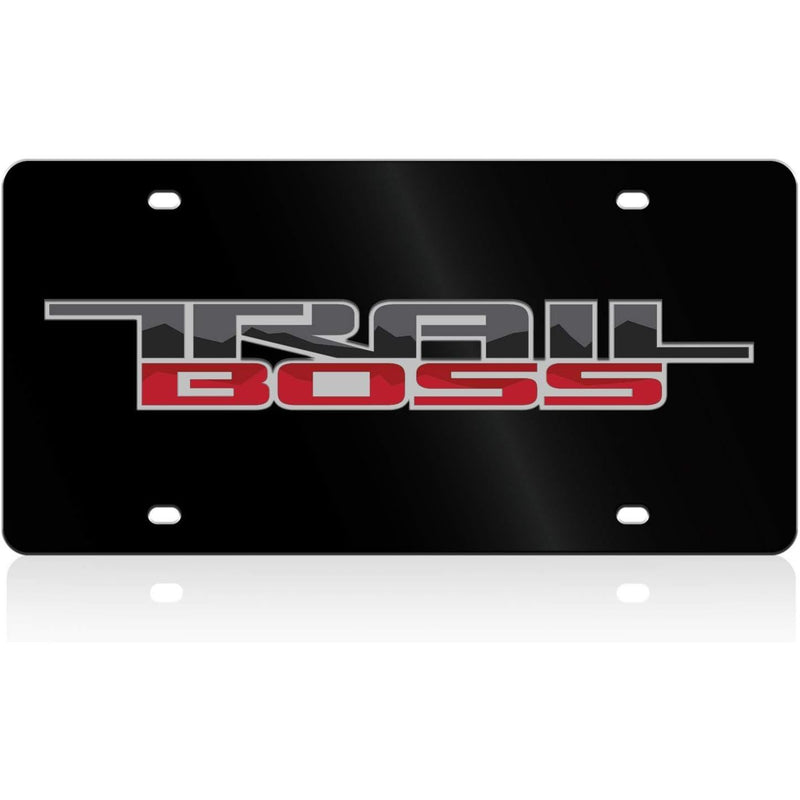 Eurosport Daytona- Compatible with -, Chevrolet Trail Boss Lazer-Tag, Acrylic License Plate