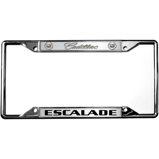 Eurosport Daytona- Compatible with Cadillac Escalade License Plate Frame