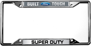Eurosport Daytona for 1999-2020, Built Ford Tough/Super Duty License Plate Frame