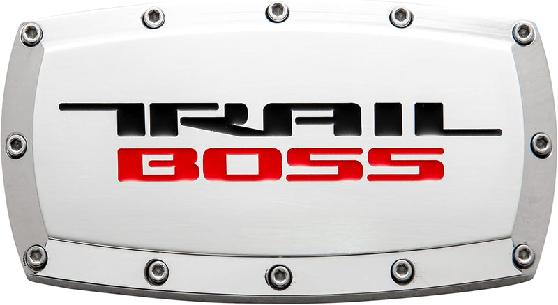 TrailBoss Billet Hitch Cover 2016-2025 Chevrolet Silverado/Colorado trucks