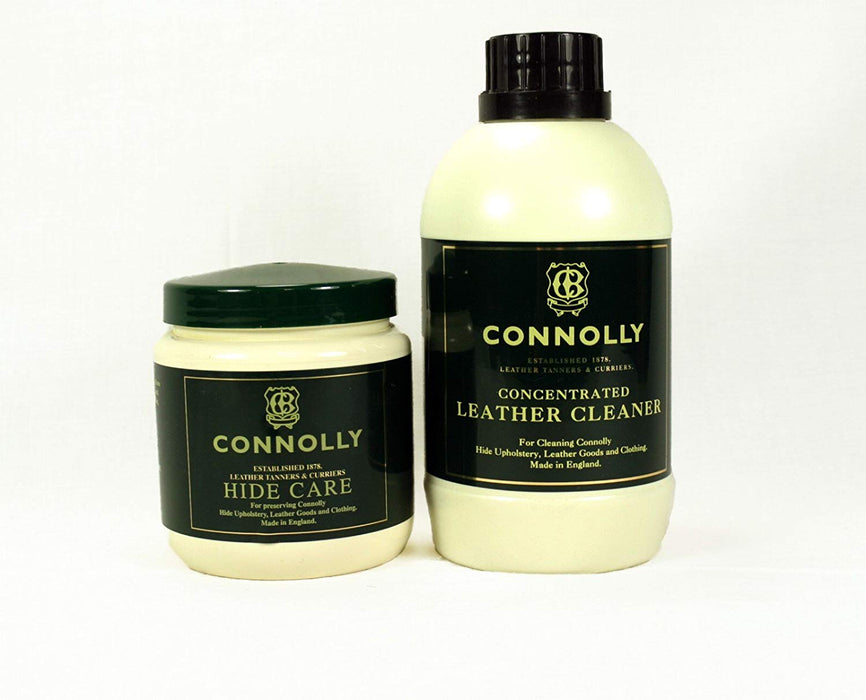 Connolly Leather Care Kit,  Hide Care + Leather Cleaner