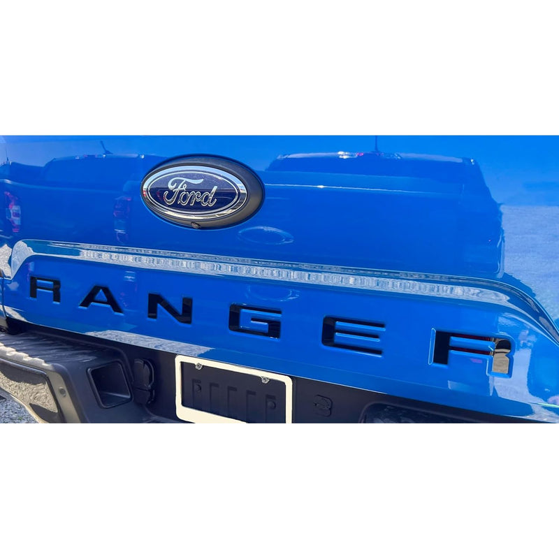 Eurosport Daytona Compatible with 2024 Ranger Rear Bumper Letter Inserts - Black