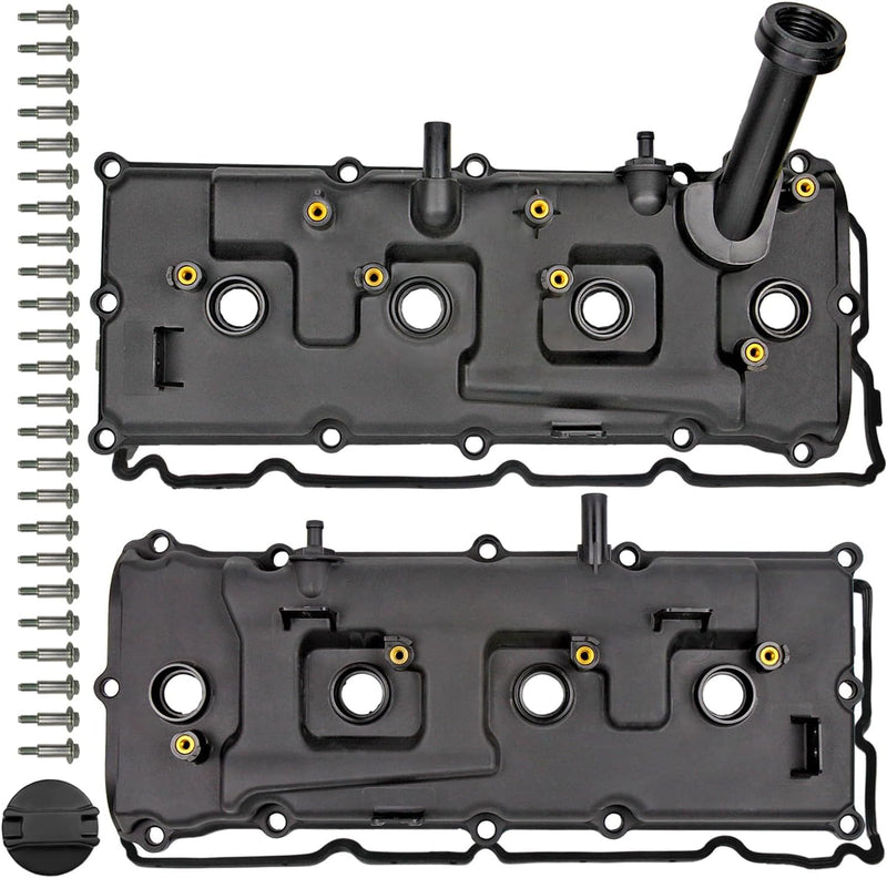 Valve Cover Set LH/RH for 07-16 Nissan QX56 Armada NV2500 Pathfinder Titan 5.6L