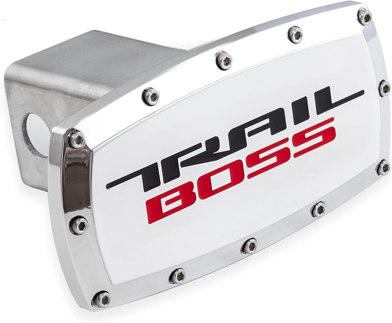TrailBoss Billet Hitch Cover 2016-2025 Chevrolet Silverado/Colorado trucks