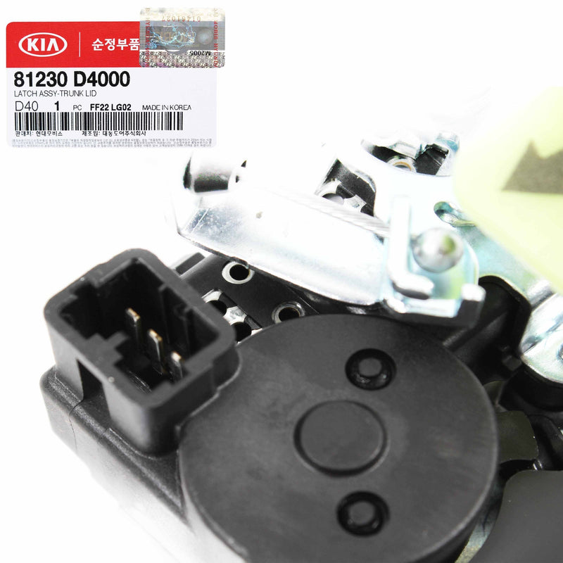 Kia Optima 2016-2020 for Rear Trunk Lid Lock Latch Actuator 81230D4000 GENUINE