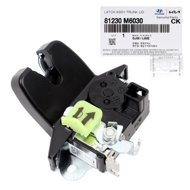 Rear TRUNK LID Lock Latch for KIA FORTE SEDAN 2019-2021 OEM 81230M6030 GENUINE