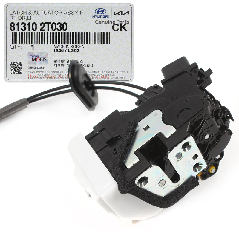 Front Door Lock Actuator LEFT DRIVER for 11-13 Kia Optima 813102T030 GENUINE