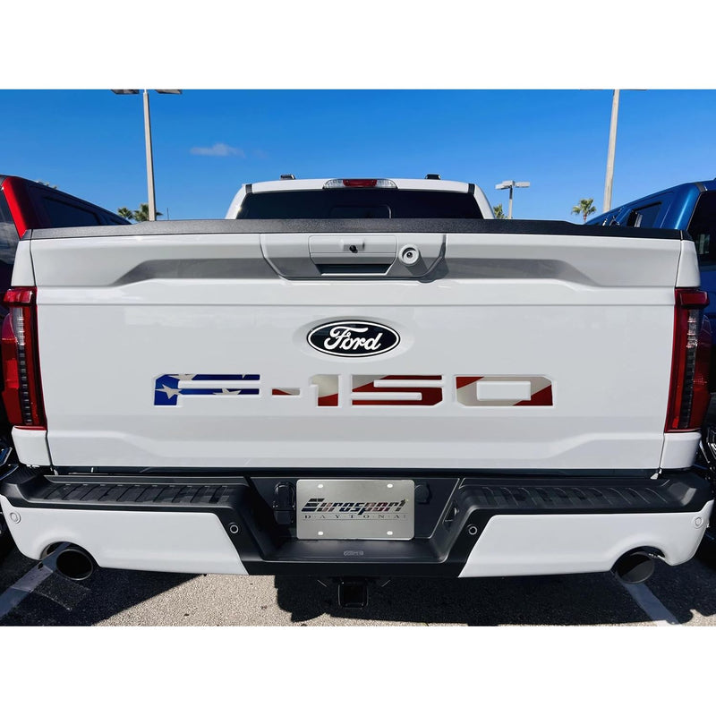 Eurosport Fits 2021-Current, Ford F150 Tailgate Letters (USA Flag)