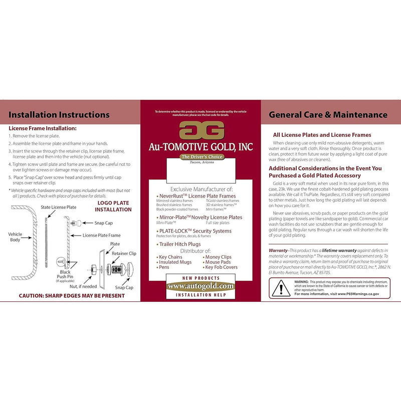 Au-TOMOTIVE GOLD Officially Licensed Jeep Climbing Laser Etched License Place