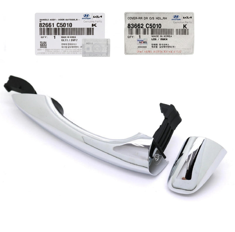 Door Handle REAR RIGHT PASSENGER SET 16-20 Kia Sorento 82661-C5010 83662-C5010