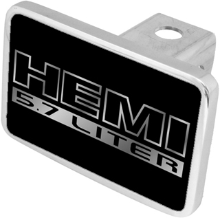 Eurosport Daytona- Compatible with -, HEMI 5.7 Liter - Hitch Cover