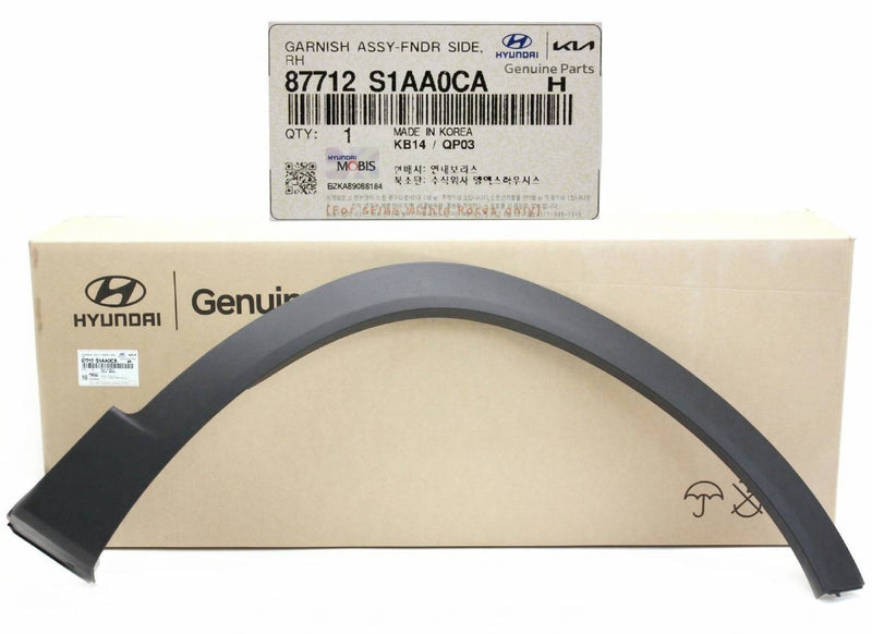 Genuine Front Fender Wheel Molding RIGHT for 22-23 Santa Fe Hybrid 87712-S1AA0CA