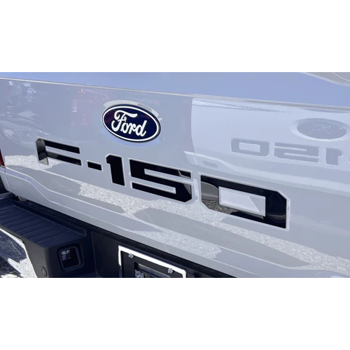 Eurosport Compatible with 2021-Current Ford F150 Tailgate Letters (Ultra Chrome)