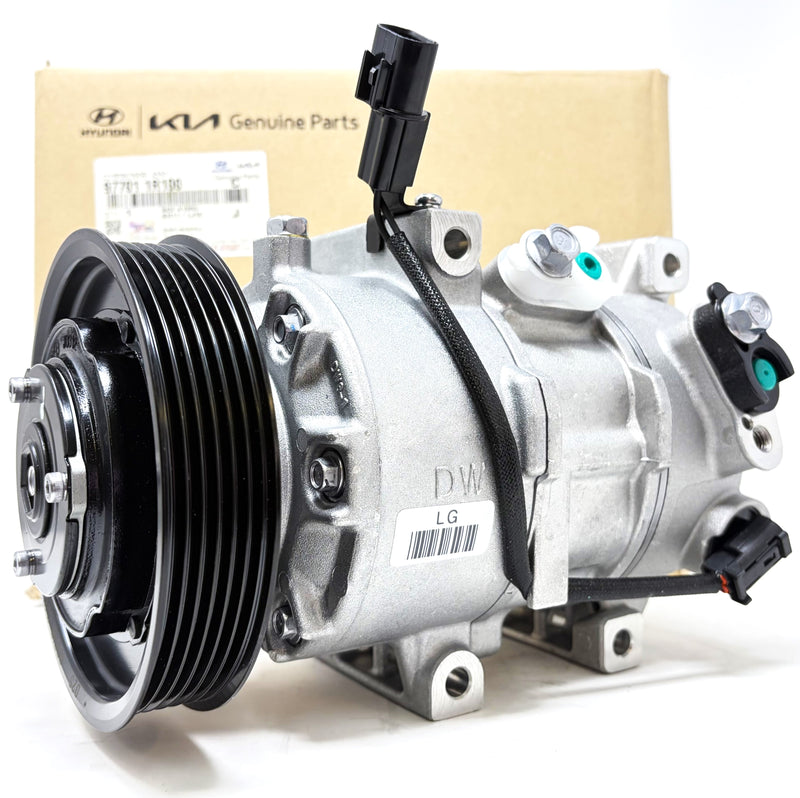 GENUINE A/C COMPRESSOR W/ CLUTCH FIT 12-17 Hyundai Accent Kia Rio 1.6 977011R100