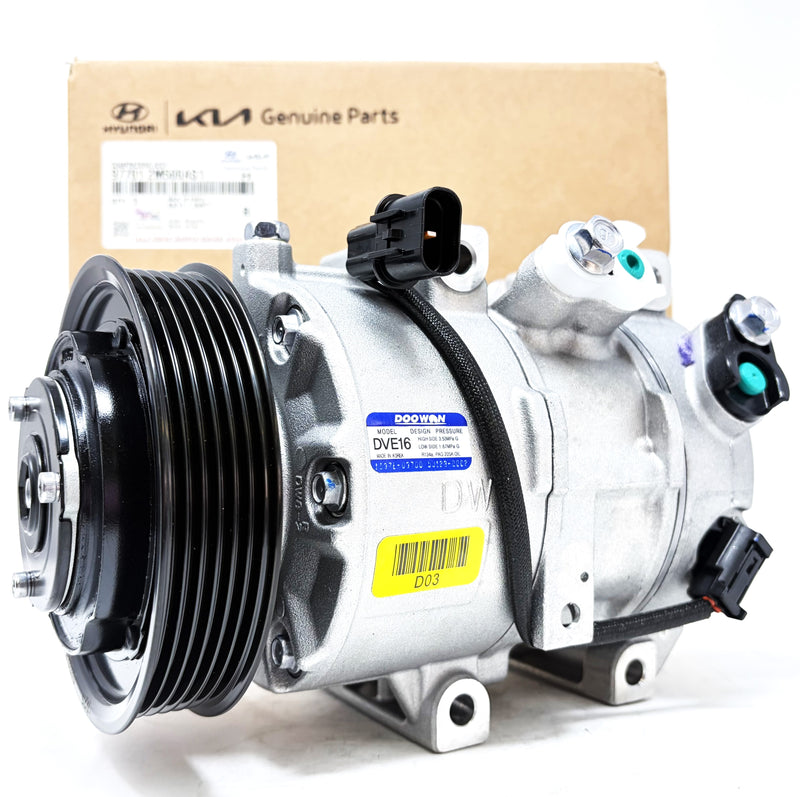 GENUINE Hyundai Genesis Coupe 2.0L 13-14 for A/C Compressor w/ Clutch 977012M500