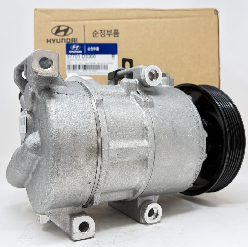 Genuine 2016-2017 Hyundai Tuscon 1.6L A/C Compressor w/ Clutch OE# 97701D3300
