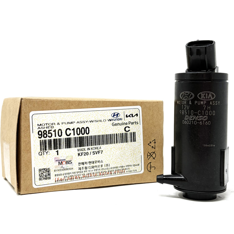GENUINE WINDSHIELD WASHER PUMP 2015-2018 ELANTRA SONATA FORTE OPTIMA 98510C1000