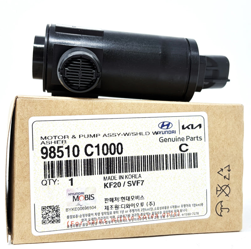 GENUINE WINDSHIELD WASHER PUMP 2015-2018 ELANTRA SONATA FORTE OPTIMA 98510C1000