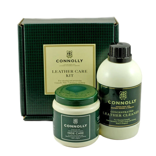 Connolly Leather Care Kit,  Hide Care + Leather Cleaner