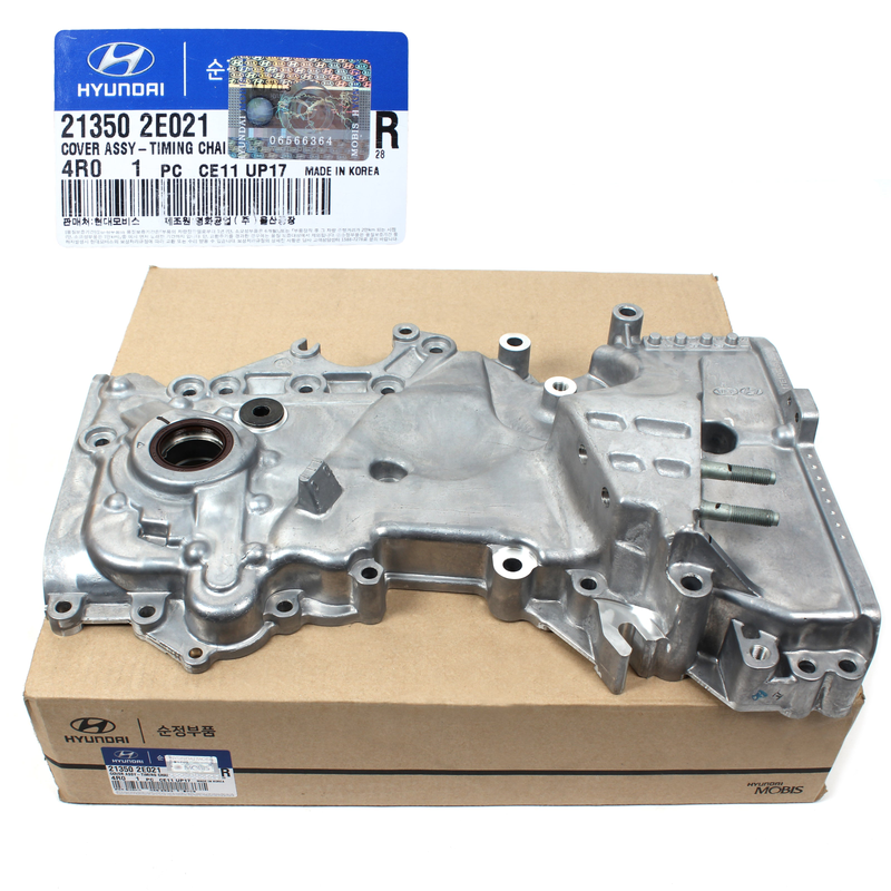 GENUINE Engine Timing Chain Cover OEM for 11-15 Hyundai Elantra Soul 213502E021