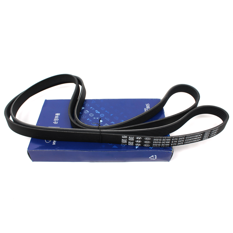 GENUINE V-Belt for 06-14 Azera Genesis Coupe Santa Fe Sonata Sedona Sorento V6