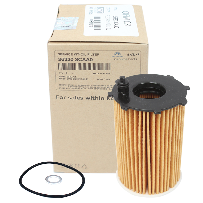 GENUINE Oil Filter for 2010-19 Azera Santa Fe Cadenza Sedona Sorento 263203CAA0