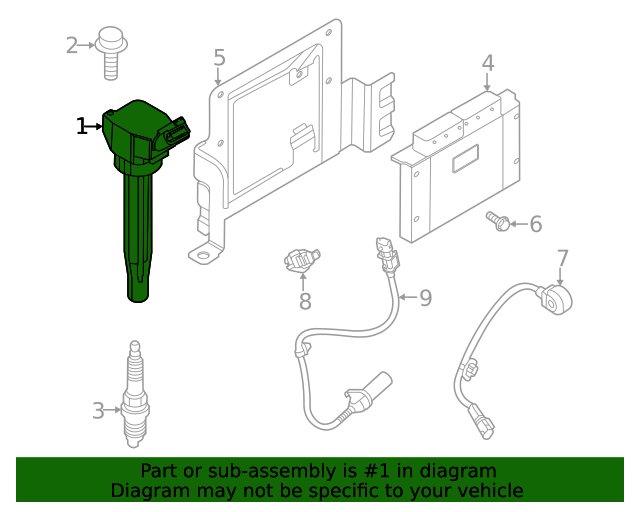 Ignition Coils for 2021-2023 Hyundai Kia 1.6L 273012M417