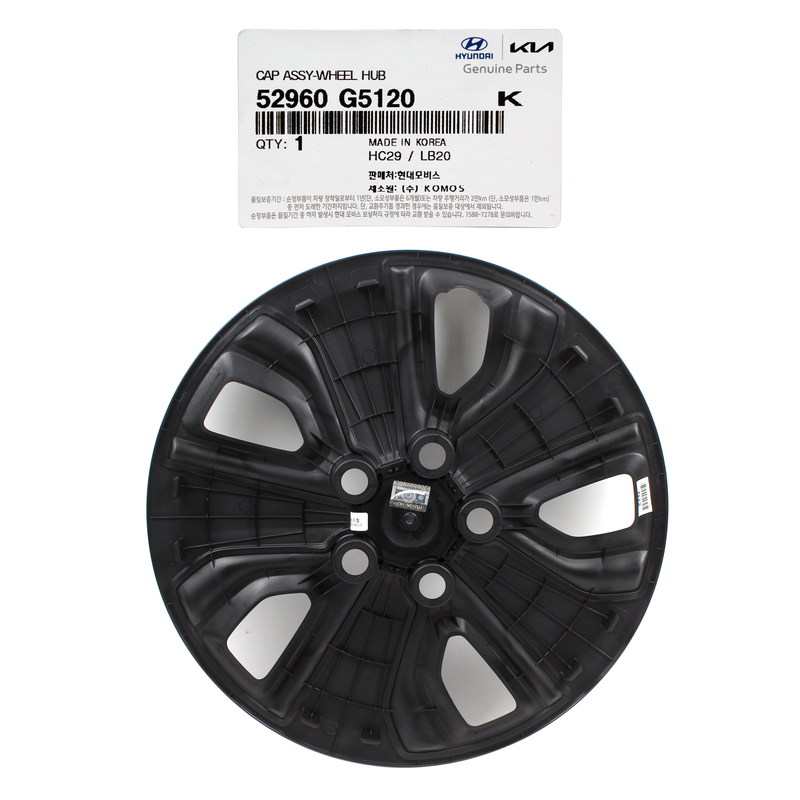 GENUINE Wheel Hub Cap Cover for 2017-2021 Kia Niro 52960G5120