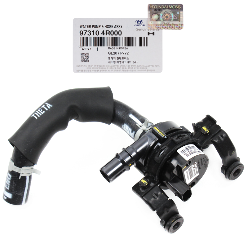 Electric Water Pump & Hose for 2011-2015 Sonata 2011-2016 Kia Optima 973104R000