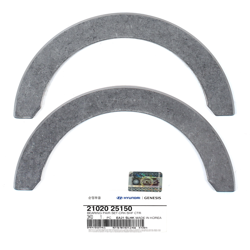 GENUINE Crankshaft Thrust Washer Set for 2006-2017 Hyundai Kia OEM 2102025150