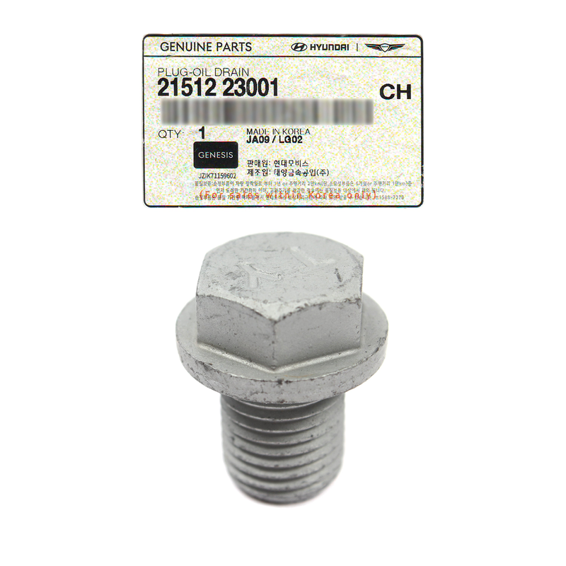 GENUINE Oil Drain Plug for 1986-2024 Genesis Hyundai Kia 2151223001