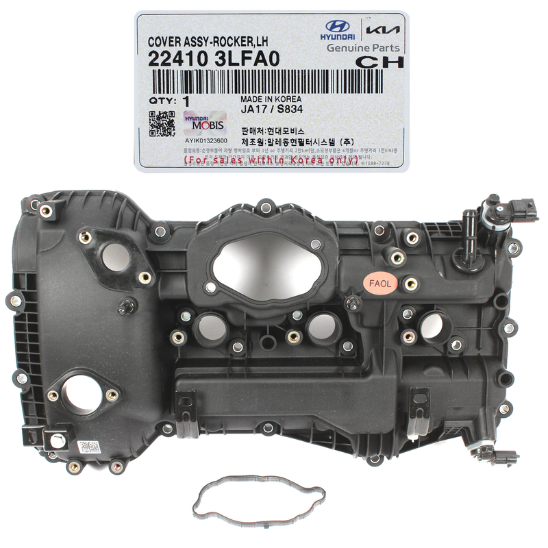 GENUINE Valve Cover LEFT 2017-2023 Palisade Cadenza Sorento Telluride 224103LFA0
