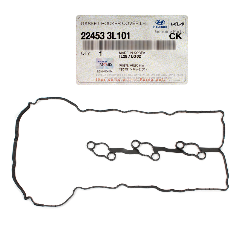 Genuine Valve Cover Gasket LEFT LH for 17-25 Genesis Hyundai Kia V6 224533L101
