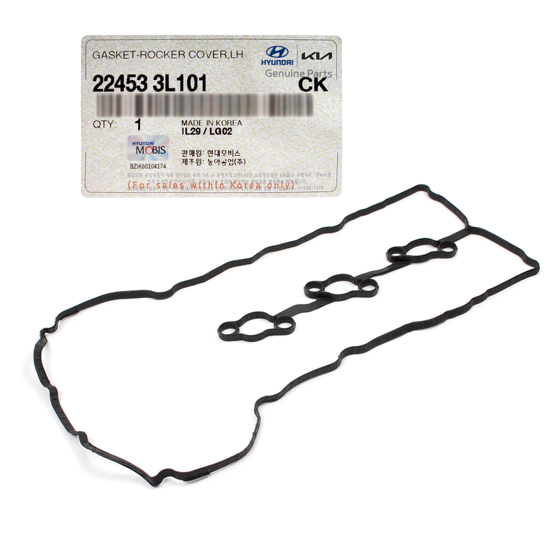 Genuine Valve Cover Gasket LEFT LH for 17-25 Genesis Hyundai Kia V6 224533L101